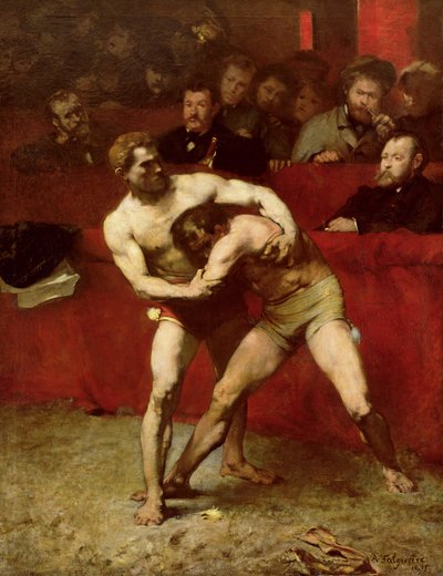 Wrestlers, 1875 by Jean Alexandre Joseph Falguiere